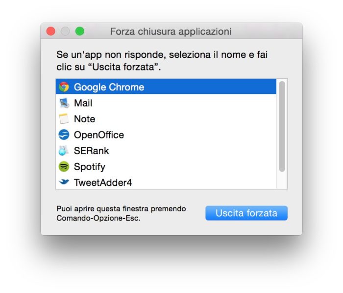 Uscita forzata Mac: come chiudere le app o spegnere il sistema operativo