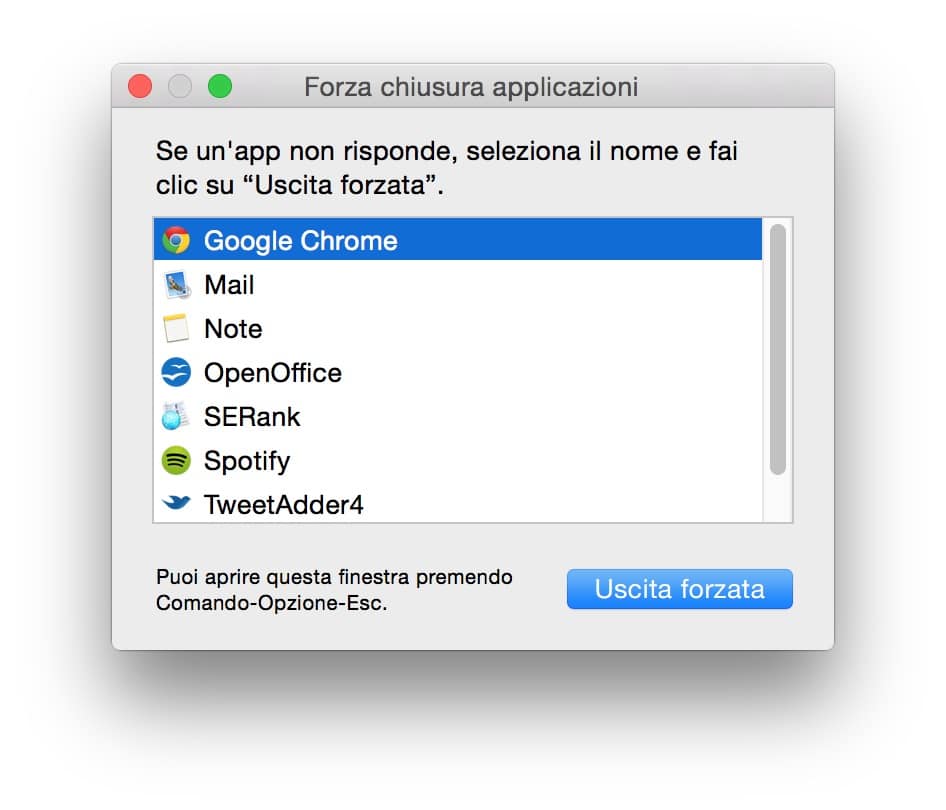 Uscita forzata Mac: come chiudere le app o spegnere il sistema operativo