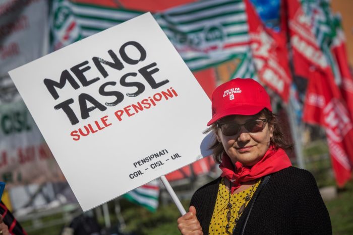 Manifestazione pensioni