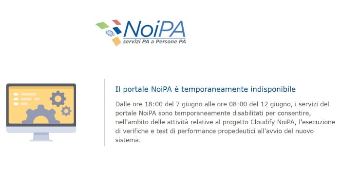 NoiPa cedolino giugno non disponibile