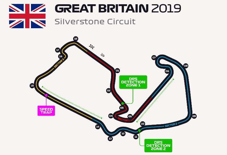 Orario gara F1 Gp Silverstone 2019 e griglia di partenza completa