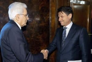 Sergio Mattarella e Giuseppe Conte