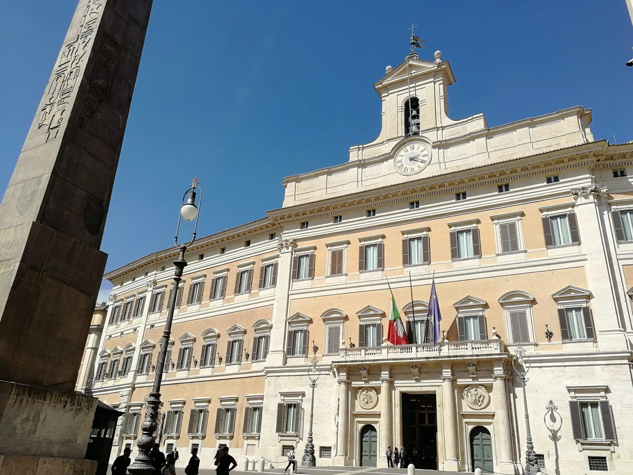 Palazzo Montecitorio, sede della Camera dei Deputati della Repubblica Italiana