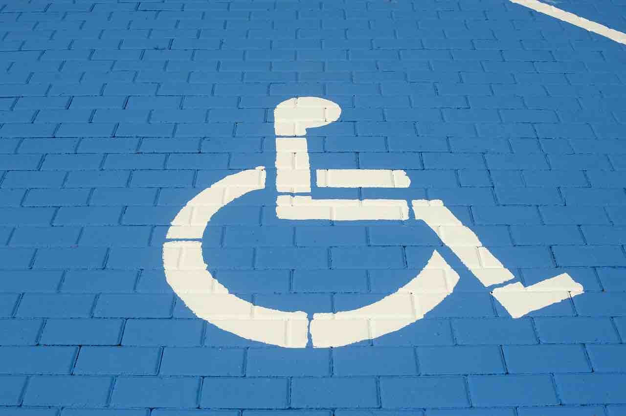 Segnale parcheggio disabili