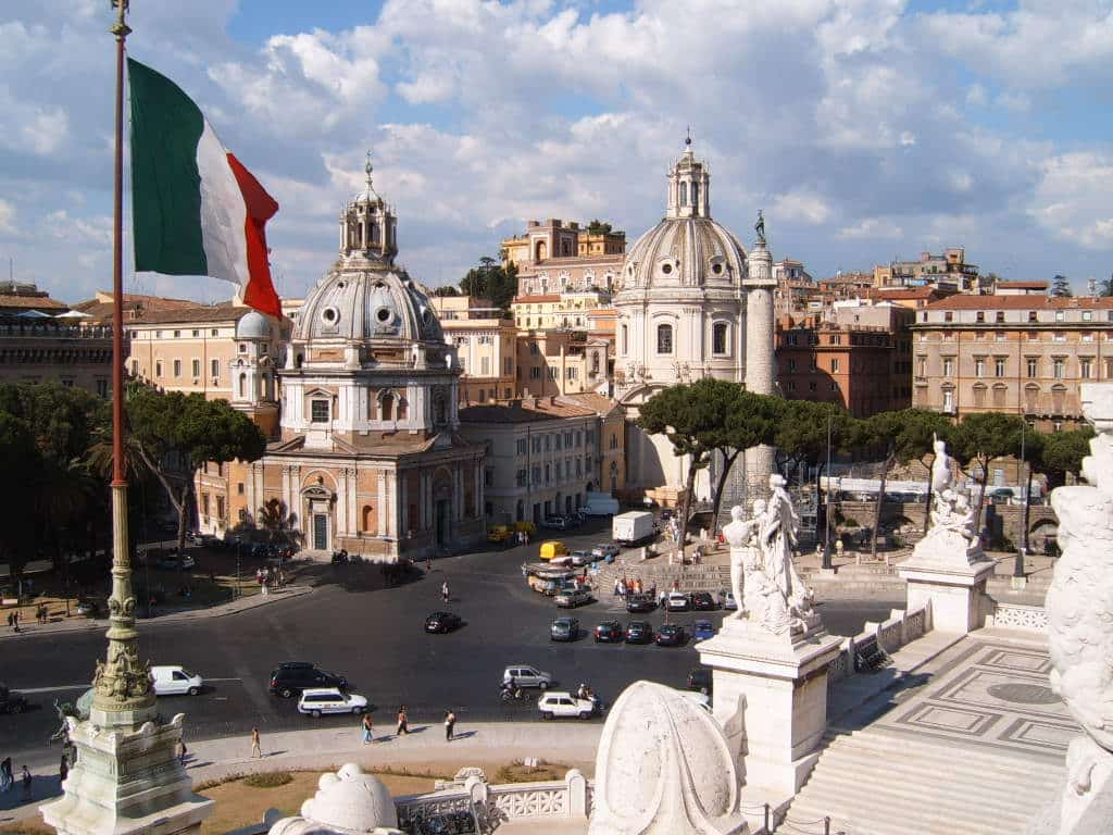 Veduta di piazza Venezia