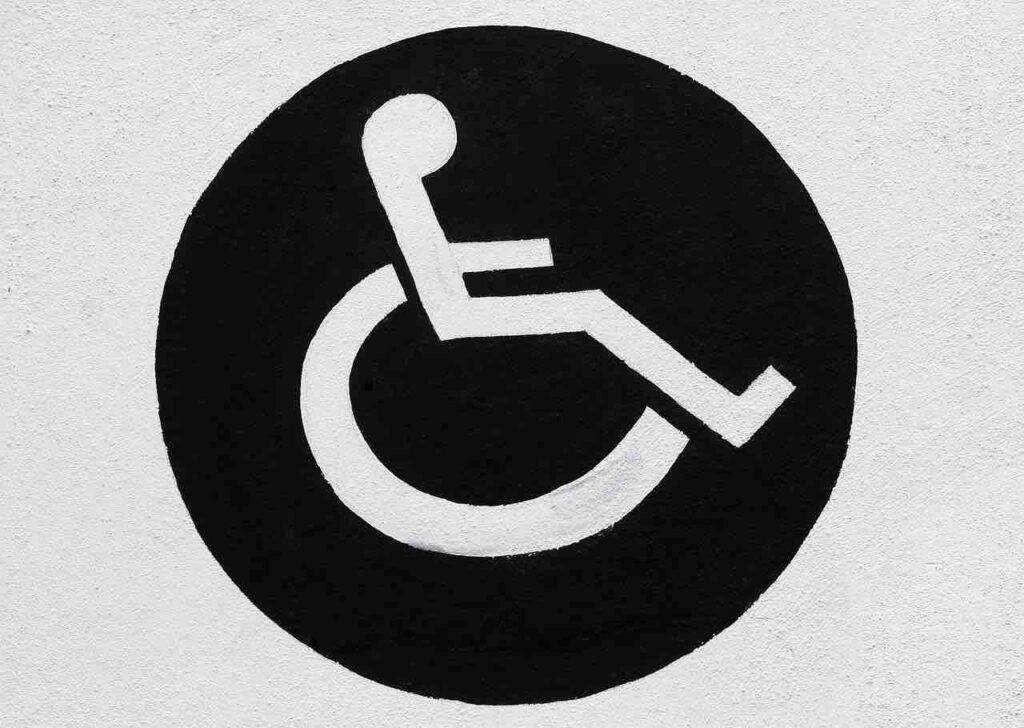 Logo portatore di handicap