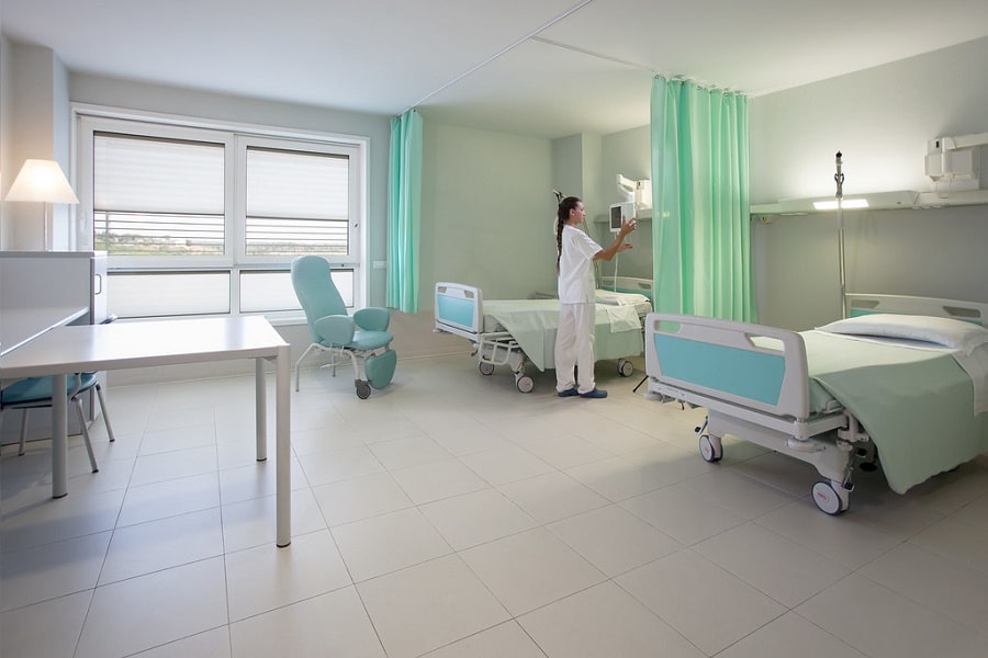 sala di una struttura ospedaliera