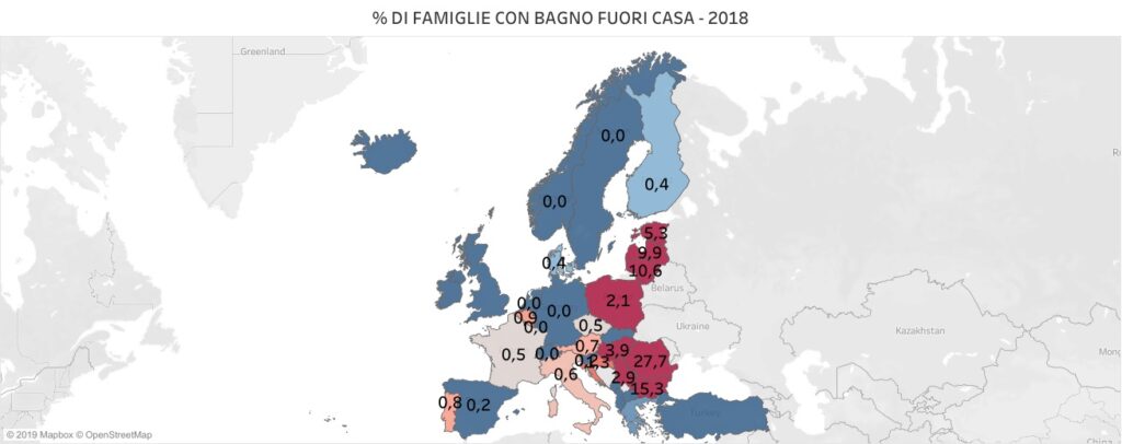 bagno fuori casa