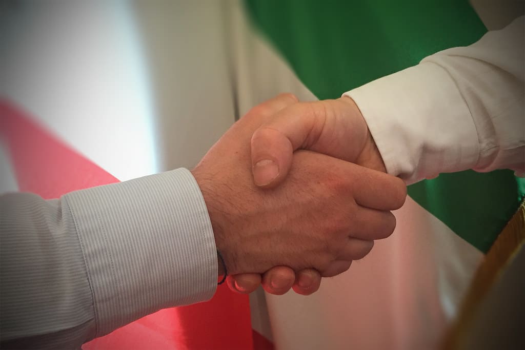 Stretta di mano
