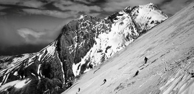 Tragedia sul Gran Sasso - sciatori sul Gran Sasso