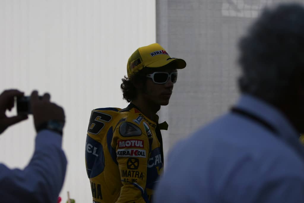 Valentino Rossi di profilo