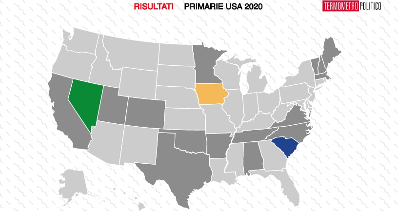 Mappa tp super tuesday