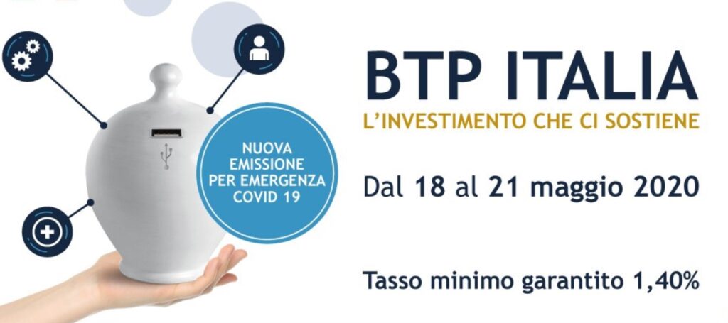 Immagine pubblicitaria del Mef dei BTP Italia