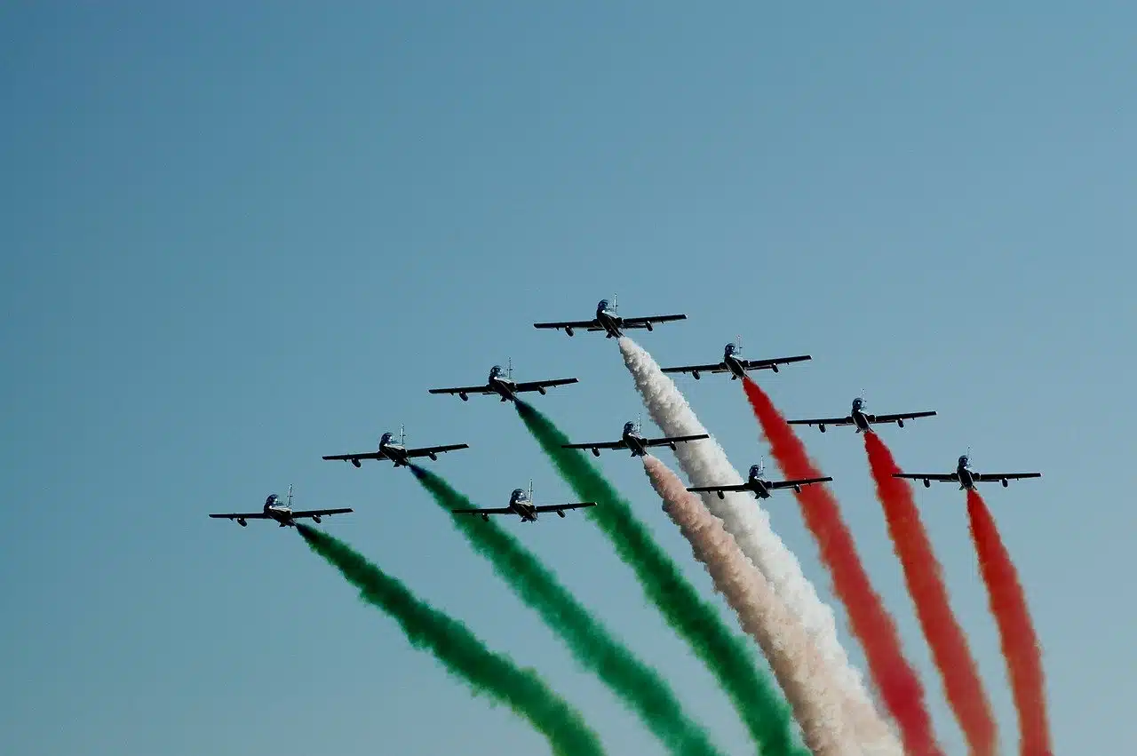 Frecce Tricolori giro d'Italia 2 giugno