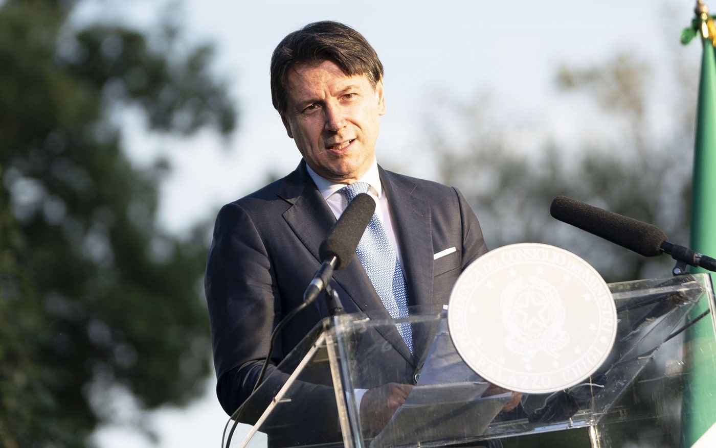 Il presidente del consiglio Giuseppe Conte