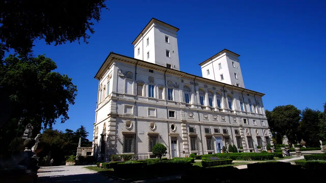 facciata di villa Borghese