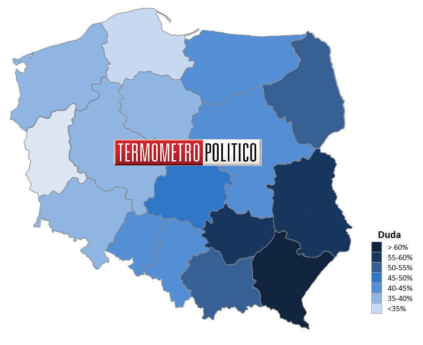 Elezioni presidenziali Polonia 2020: primo turno consenso per Trzaskowski (Platforma Obywatelska)