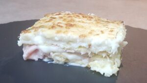 Parmigiana di zucchine bianca Parmigiana di zucchine bianca