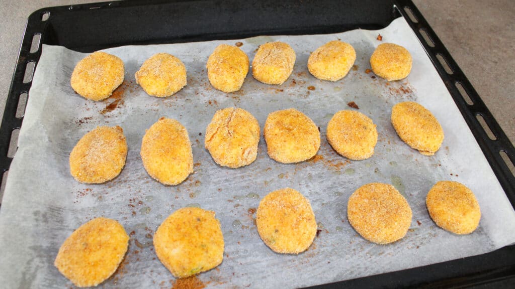 Crocchette di salmone e patate al forno