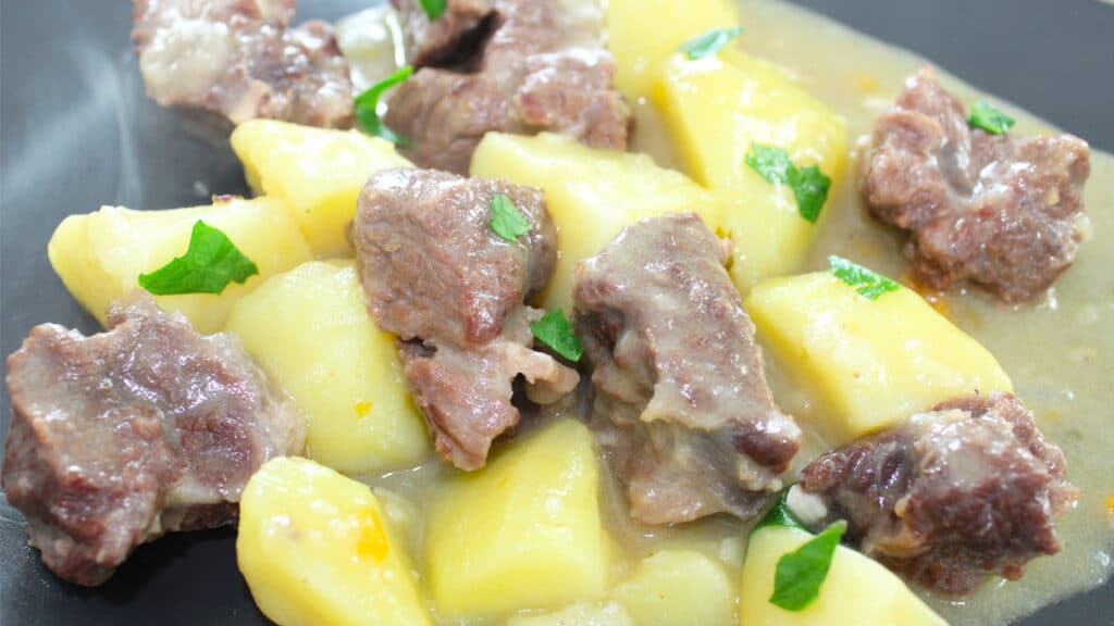 Spezzatino in bianco con patate