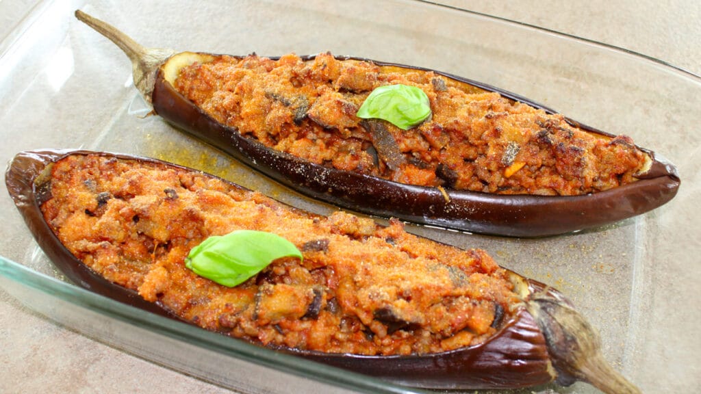 Melanzane ripiene al forno