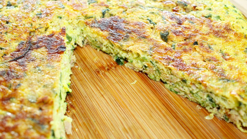 Frittata di zucchine e tonno