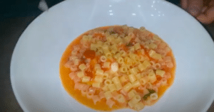 Pasta con la rana pescatrice Pasta con la rana pescatrice