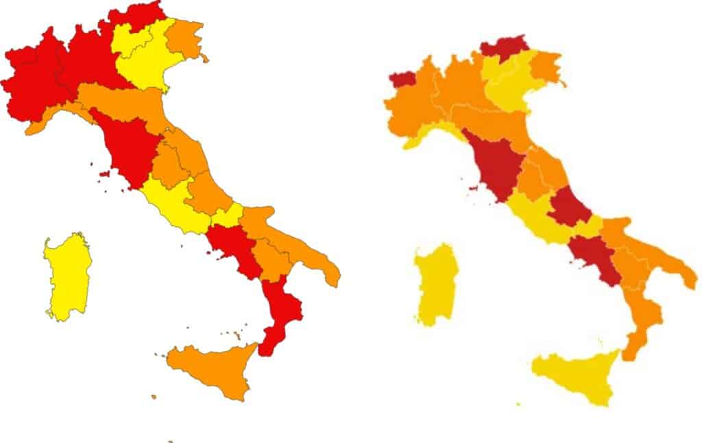 Coronavirus ultime notizie: diverse regioni hanno visto abbassarsi il proprio livello di rischio, intanto, l’indice Rt si avvicina a 1