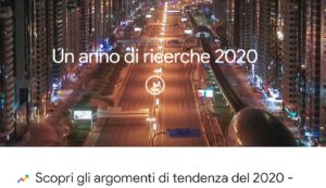 tendenze google 2020