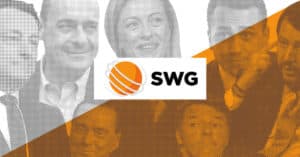 Sondaggi elettorali SWG, Fratelli d’Italia supera il PD e diventa secondo partito Sondaggi elettorali SWG, Fratelli d’Italia supera il PD e diventa secondo partito