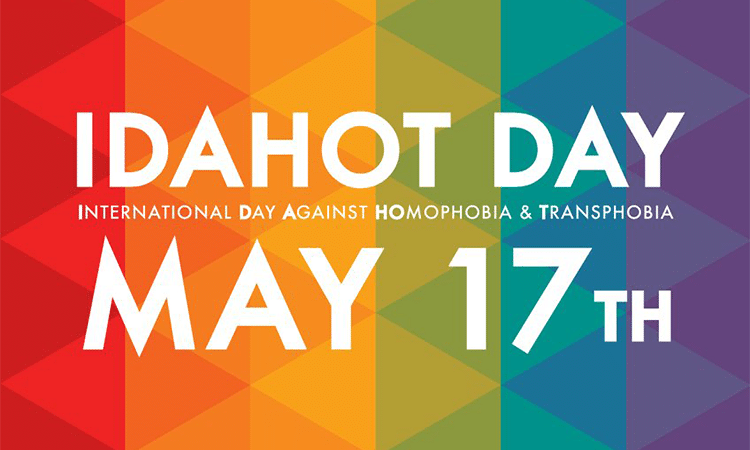 Oggi, 17 maggio, la giornata internazionale contro l'omotransfobia (IDAHOT - International Day Against Homophobia, Transphobia, and Biphobia)