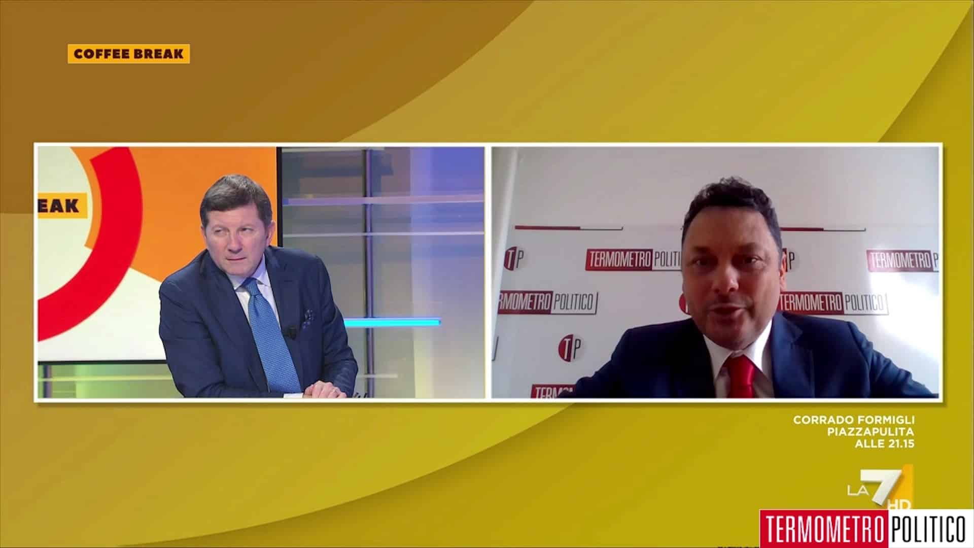 VIDEO: Sondaggi TP, Gianluca Borrelli a Coffee Break (21/09/2023)