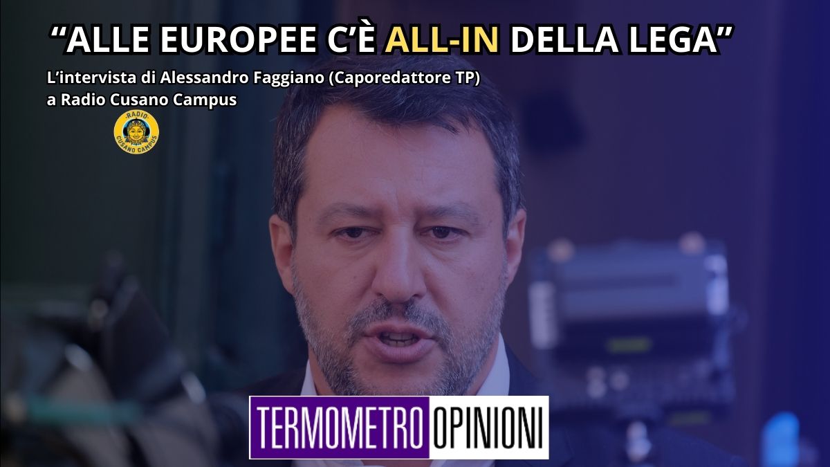 Europee 2024, Faggiano: "Lega si gioca il tutto per tutto"