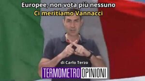 Europee, in Italia non vota più nessuno. Ci meritiamo Vannacci