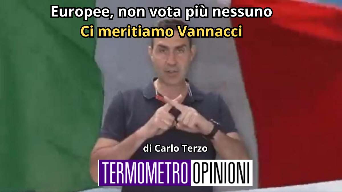 Europee, in Italia non vota più nessuno. Ci meritiamo Vannacci