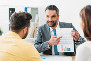 consulente in giacca